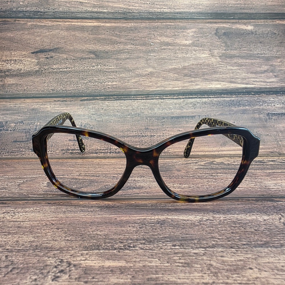 Coach HC 8232 L1010 Dark Tortoise Cat Eye Eyeglass Frames 56-17-140